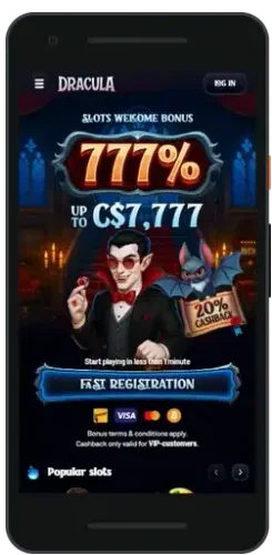 Dracula app on a smartphone